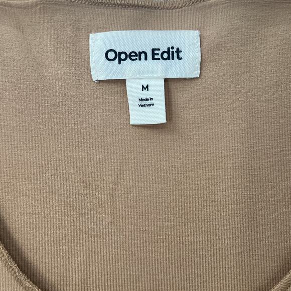 Open Edit Tank Dress Womens Medium Minimalist Clean Effortless Monochromatic - Picture 5 of 6